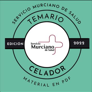 temario celador murcia|Temario Celador del Servicio Murciano de Salud (SMS)